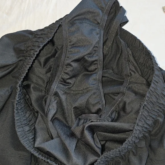 All In Motion Women's Black Athletic Shorts with Elastic Waistband - Picture 4 of 7